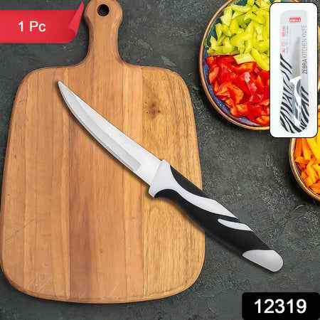 Ritu  Sharp Stainless Steel Blade Zebra Kitchen Knife