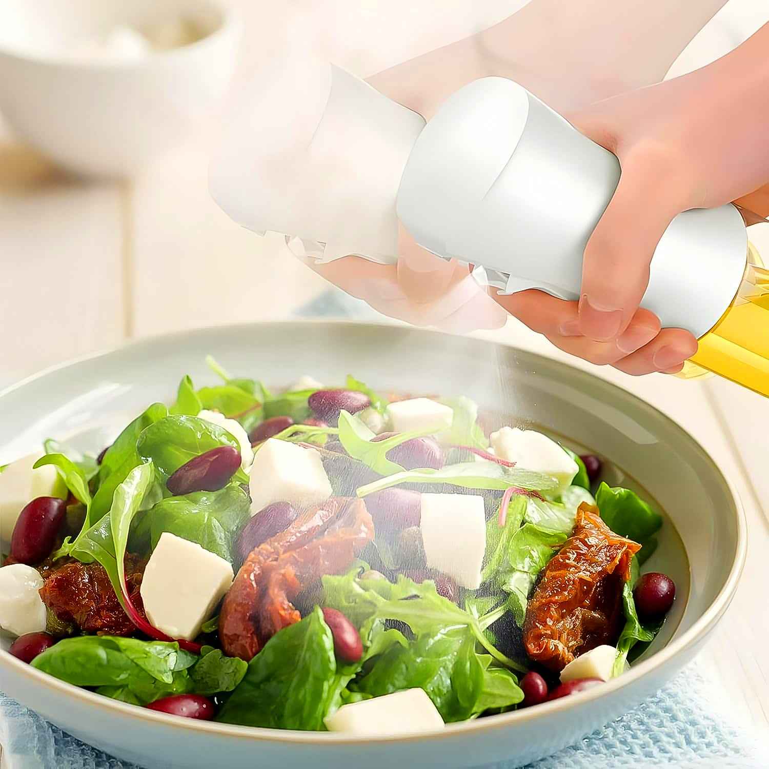 Plastic Oil Spray Bottle - Versatile Kitchen Gadgets (250 Ml Approx  With White Box)