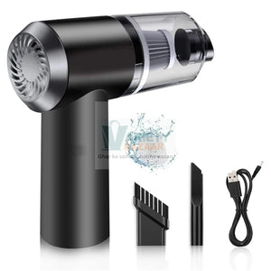 Vacuum Cleaner Dust Collection  2 in 1 Car Vacuum Cleaner 120W High-Power Handheld Wireless Vacuum Cleaner Home Car Dual-use Portable USB Rechargeable Variety Bazaar