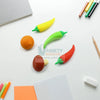 Vegetable-shaped erasers set for kids