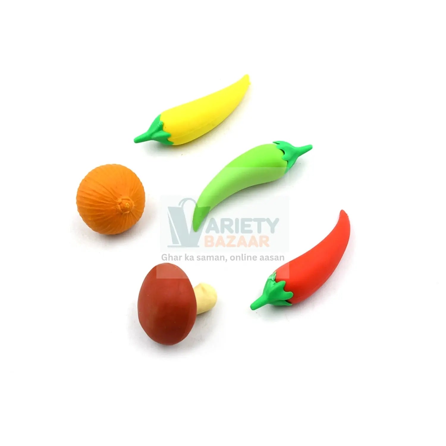 Colorful puzzle erasers for kids' school supplies