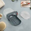 Multipurpose Soap Box Holder With Transparent Dust-proof Lid Sabudani (1 Pc)