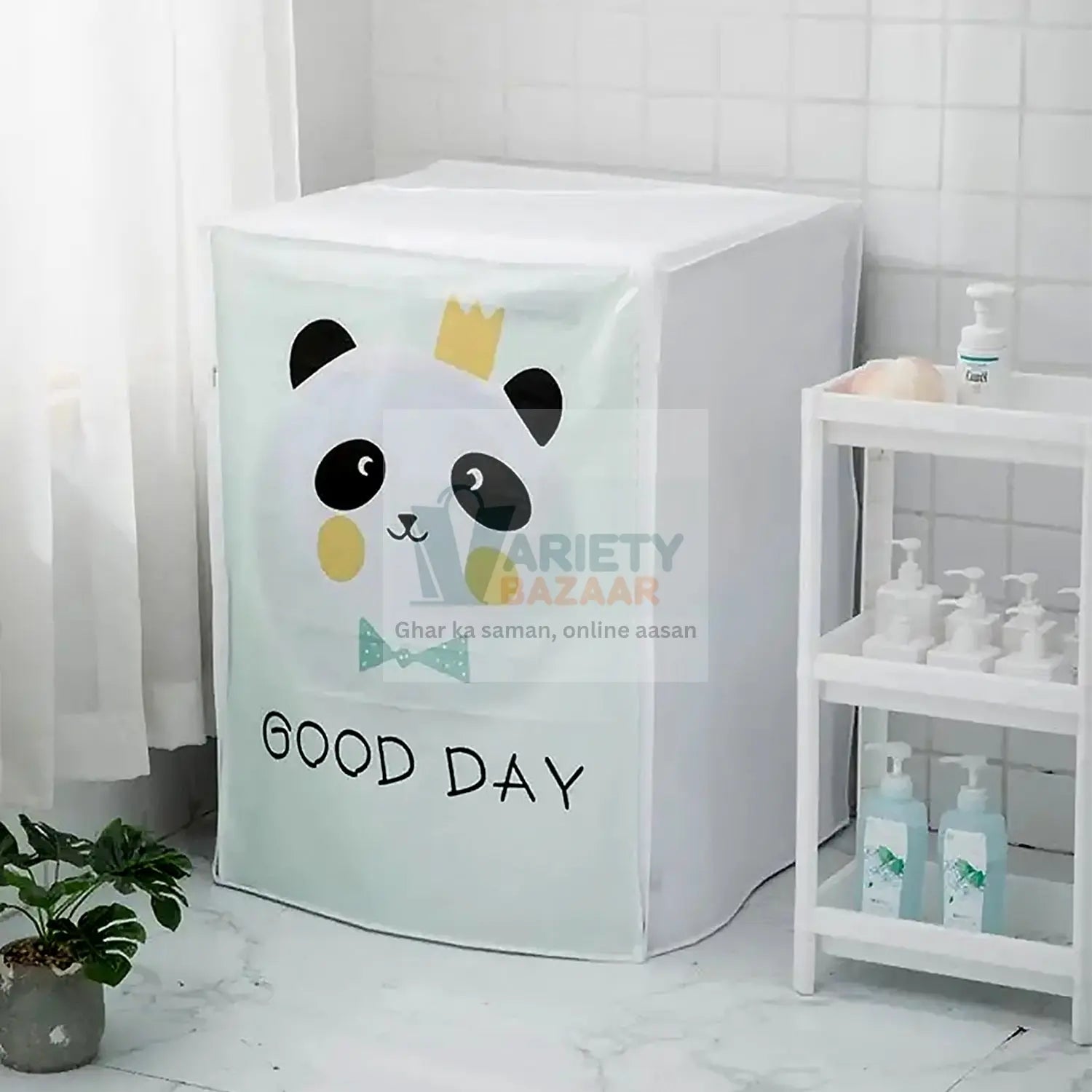 Washing Machine Cover Tumble Dryer Cover Sun Protection, Dustproof Washing Machine Protective Cover (85×60×55 cm) Variety Bazaar