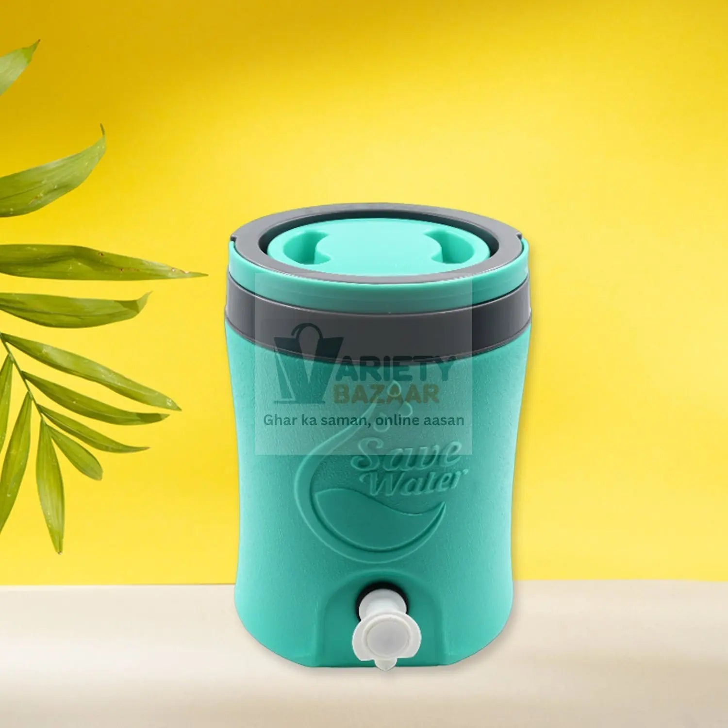 3.5L insulated water jug with tap, perfect for traveling