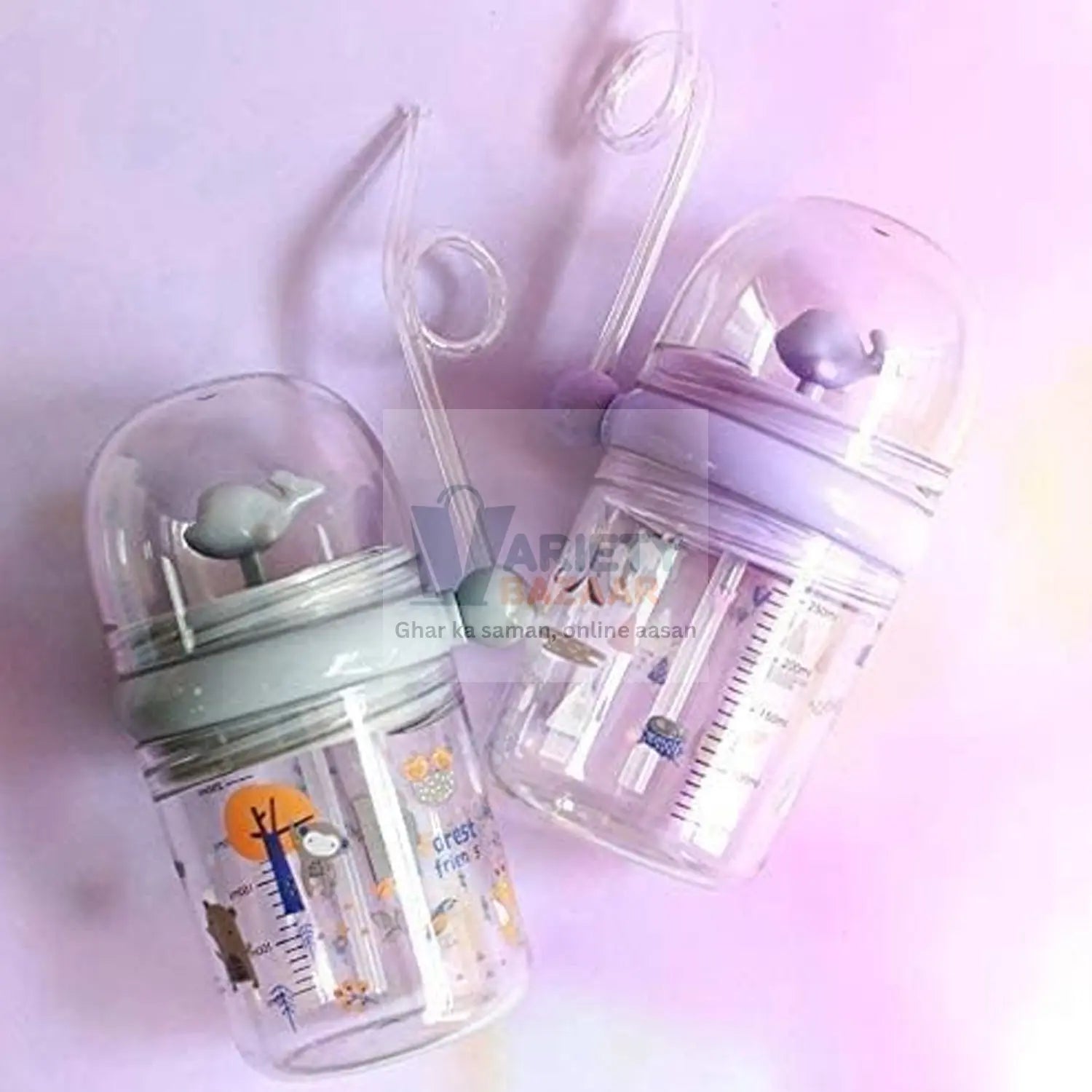 Whale Spray Sippy Cup (1 Pc): Straw, Lid, Spill-Proof, Fun Water Play Travel Sahayak