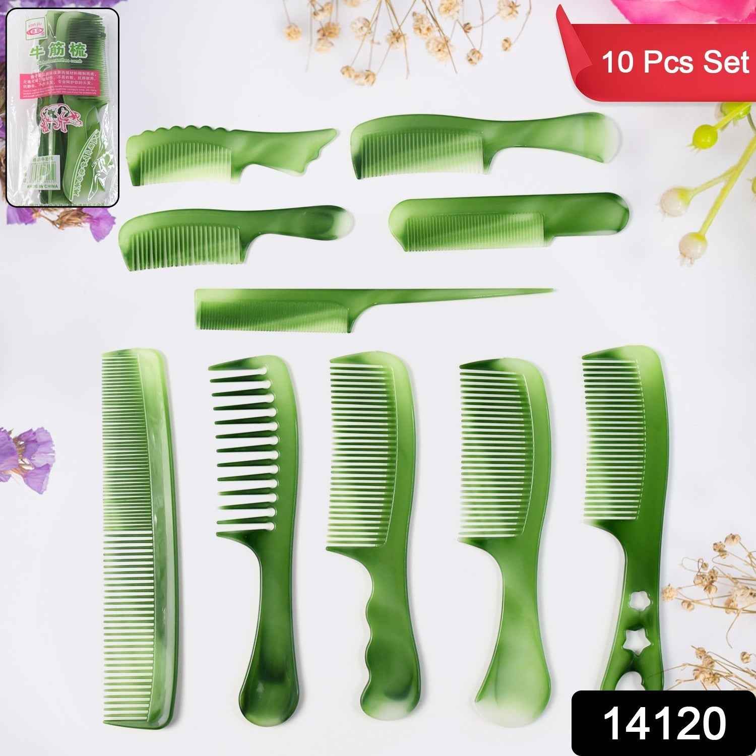 Multipurpose Hair Comb Set (10 Pc)