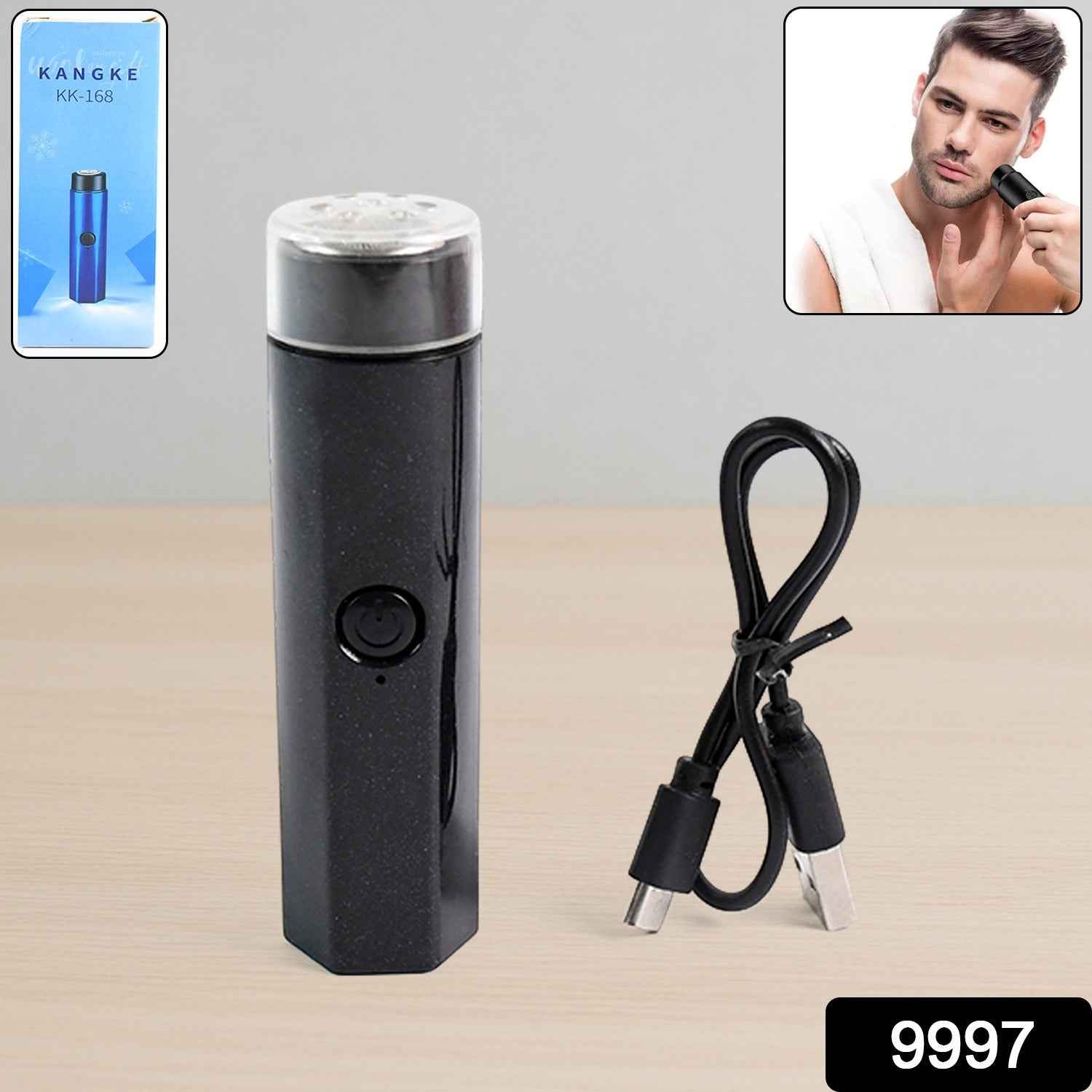 Portable Electric USB Rechargeable Shaver (1 Pc)