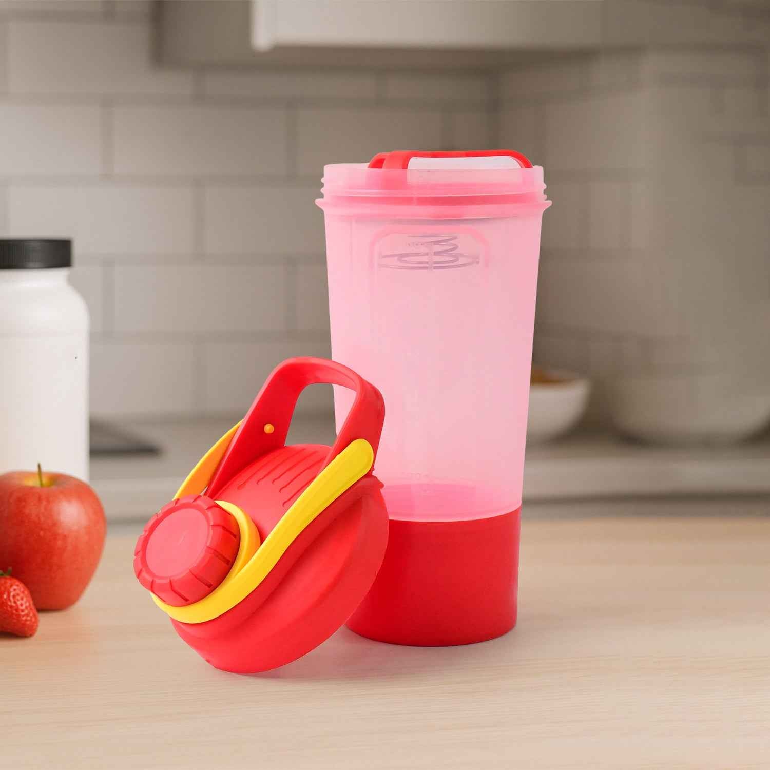 Supermom  Premium Booster Gym Shaker Bottle With Mixing Ball (550ml  1 Pc)