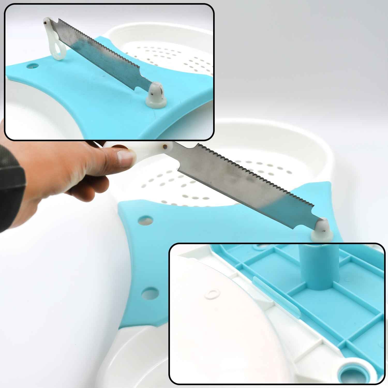 2693 Adjustable Cut N Wash Used In All Kinds Of Household And Kitchen Purposes For Cutting And Washing Simultaneously Of Vegetables And Fruits Etc.