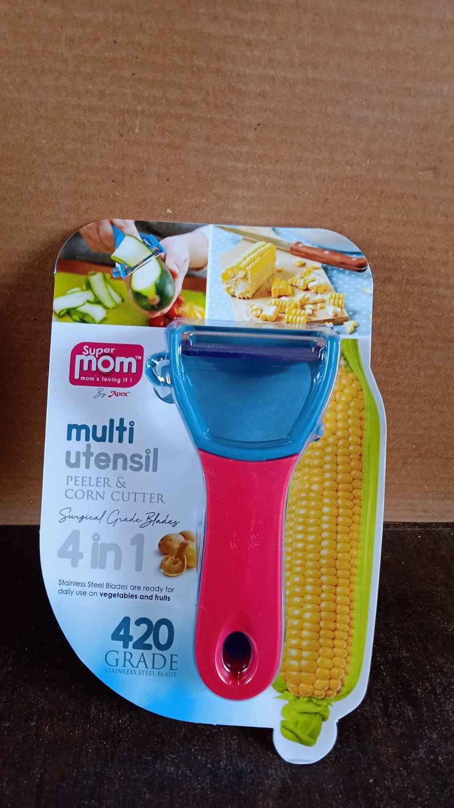 4-in-1 Multi-functional Vegetable  Fruit Peeler (1 Pc)