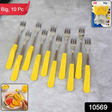 Supermom Premium Stainless Steel Big Fork (6 Pc  Set)