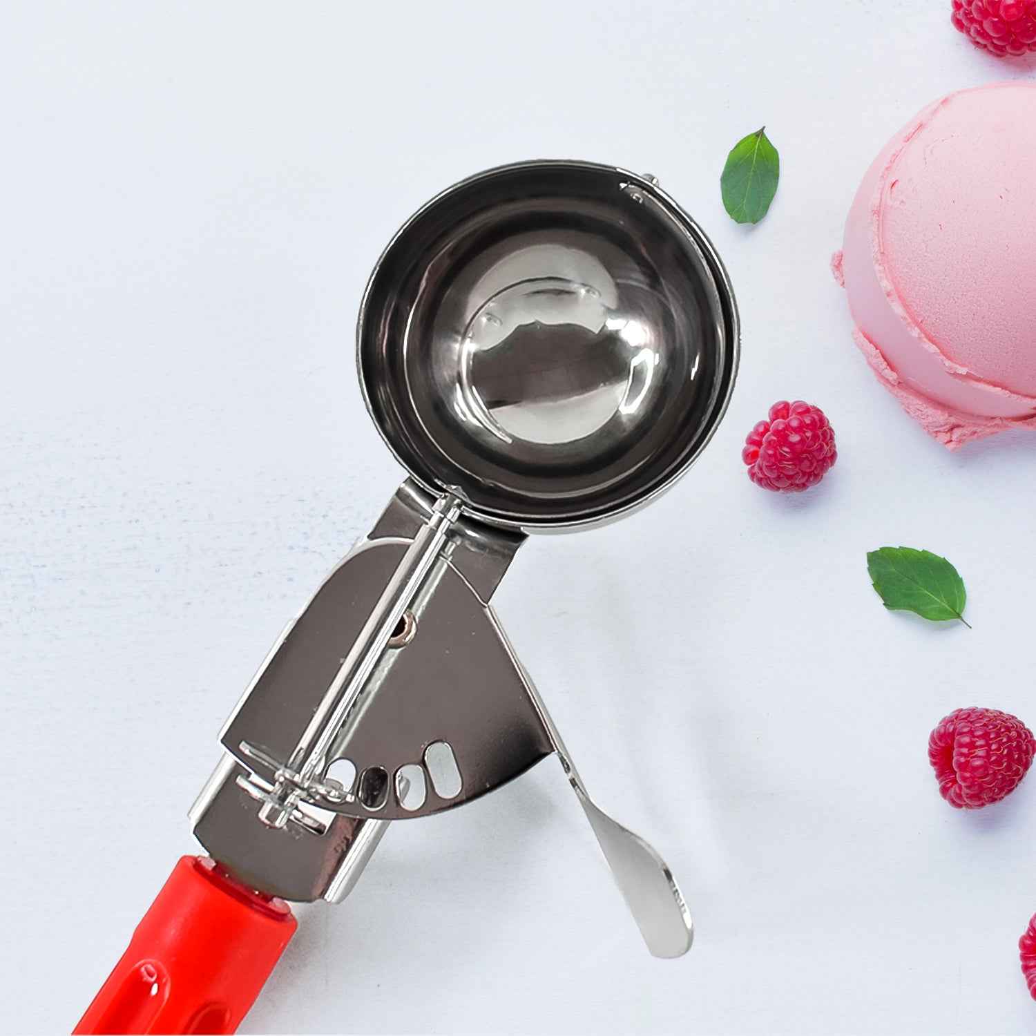 Apex Ice Cream Scoop  70 Ml Stainless Steel Head With Ergonomic Handle (1 Pc)
