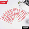 Multipurpose Writable Blank Label Sticker Sheets (1 Sheet)
