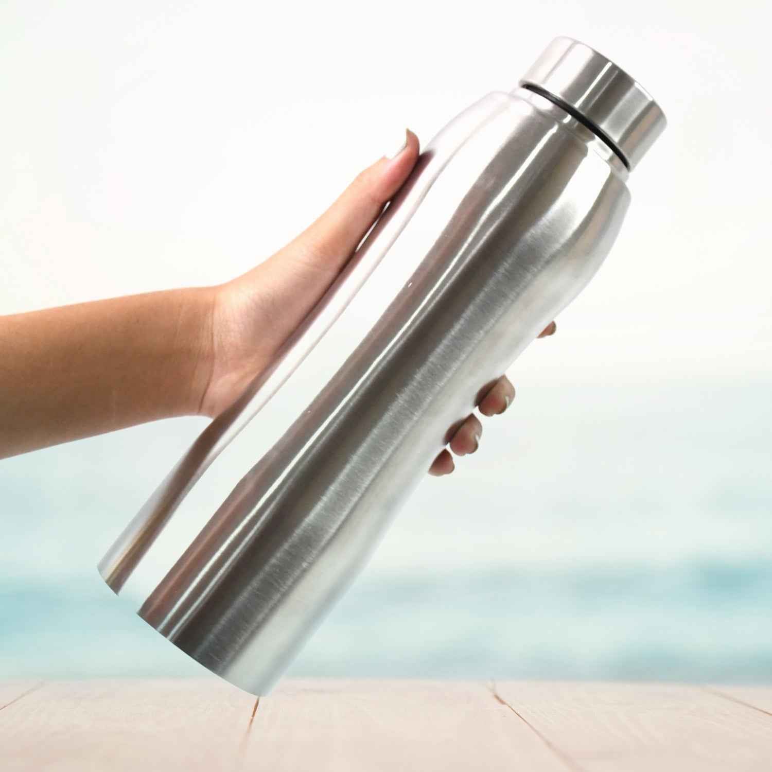 Stainless Steel Double Wall Vacuum-insulated Drink Water Bottle (1000 Ml Approx)