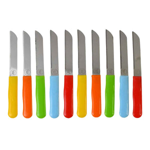 Premium Quality Stainless Steel Handle Plain Knife (10 Pc  1 Set)