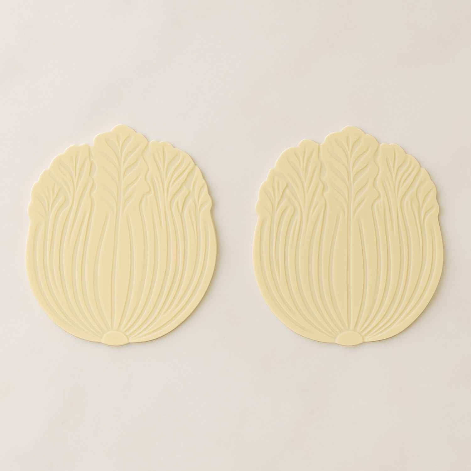 Silicone Leaf Design Coaster Set (2 Pc)