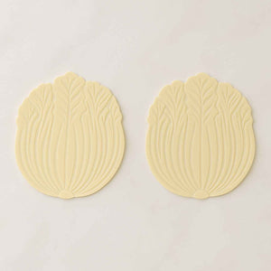 Silicone Leaf Design Coaster Set (2 Pc)