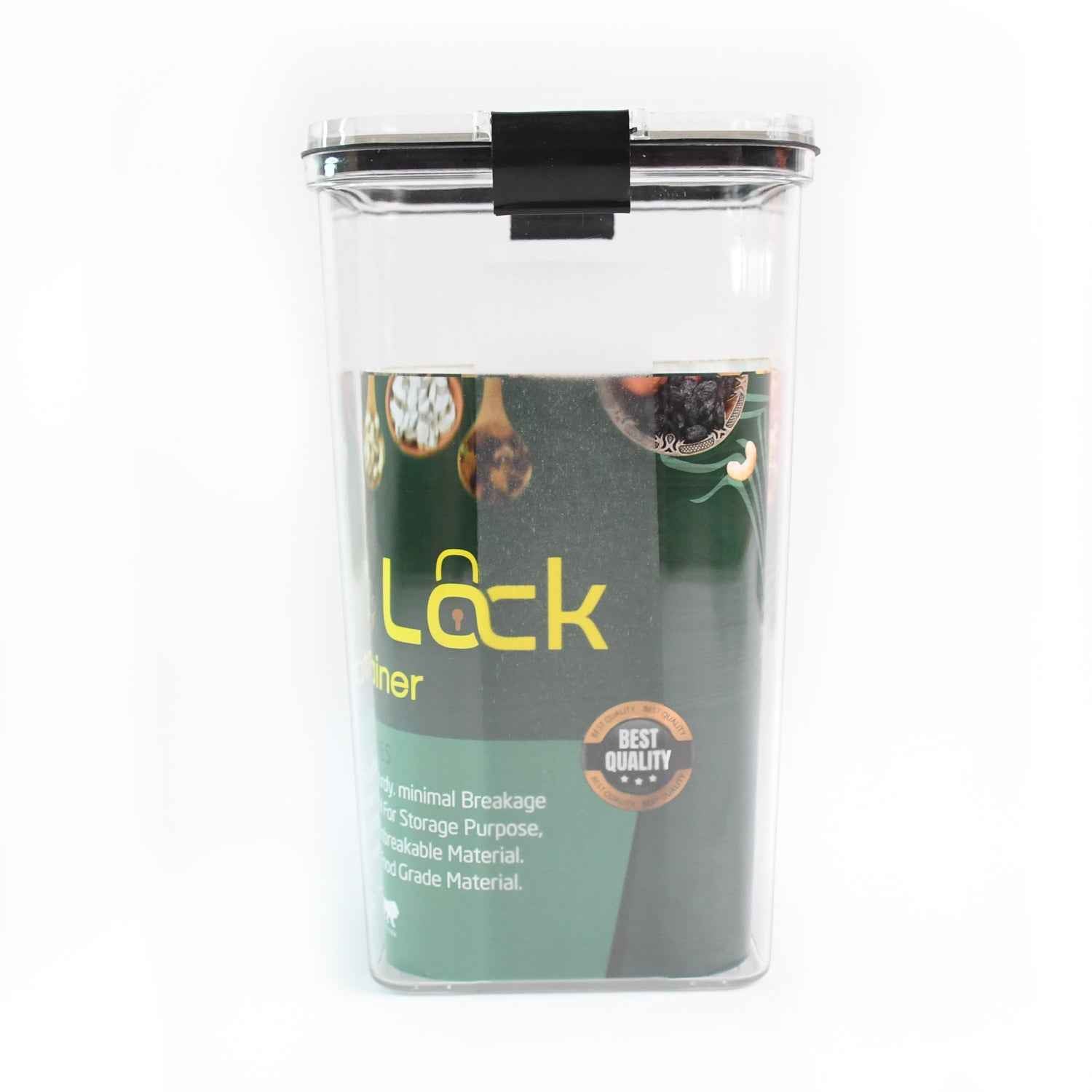 1700 Ml Airtight Lock  Lock Plastic Storage Container (1 Pc)