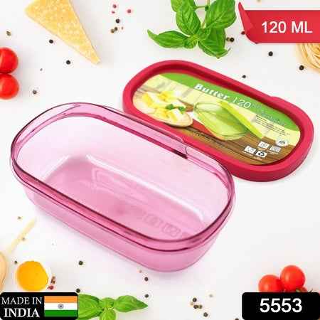 5553 Butter Container Pp Butter Storage Box Easy To Take Portable Large Capacity For Kitchen For Home For Cheese For Butter (120 Ml)