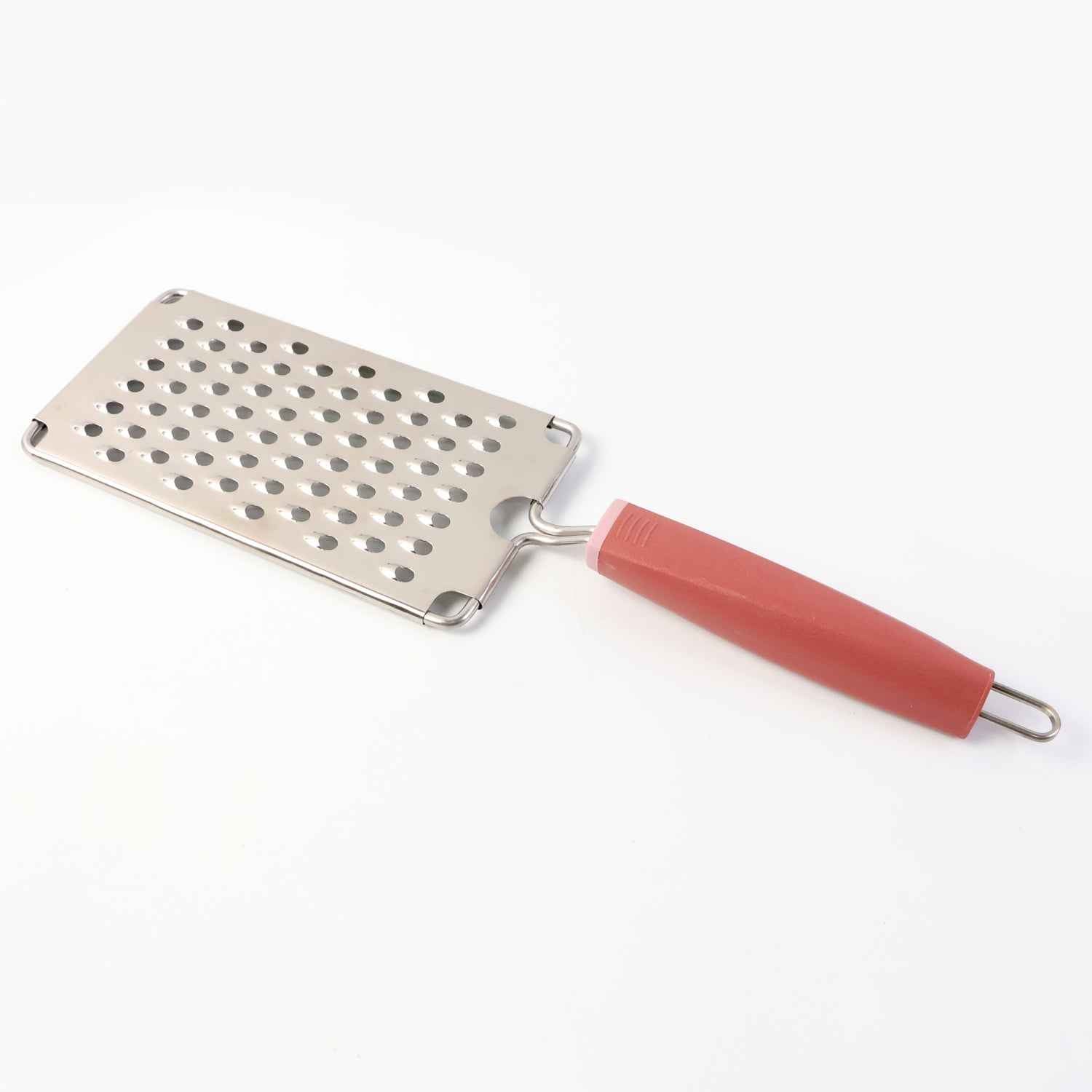 Supermom Stainless Steel Multipurpose Vegetable And Cheese Grater With Soft Grip Handle (1 Pc)