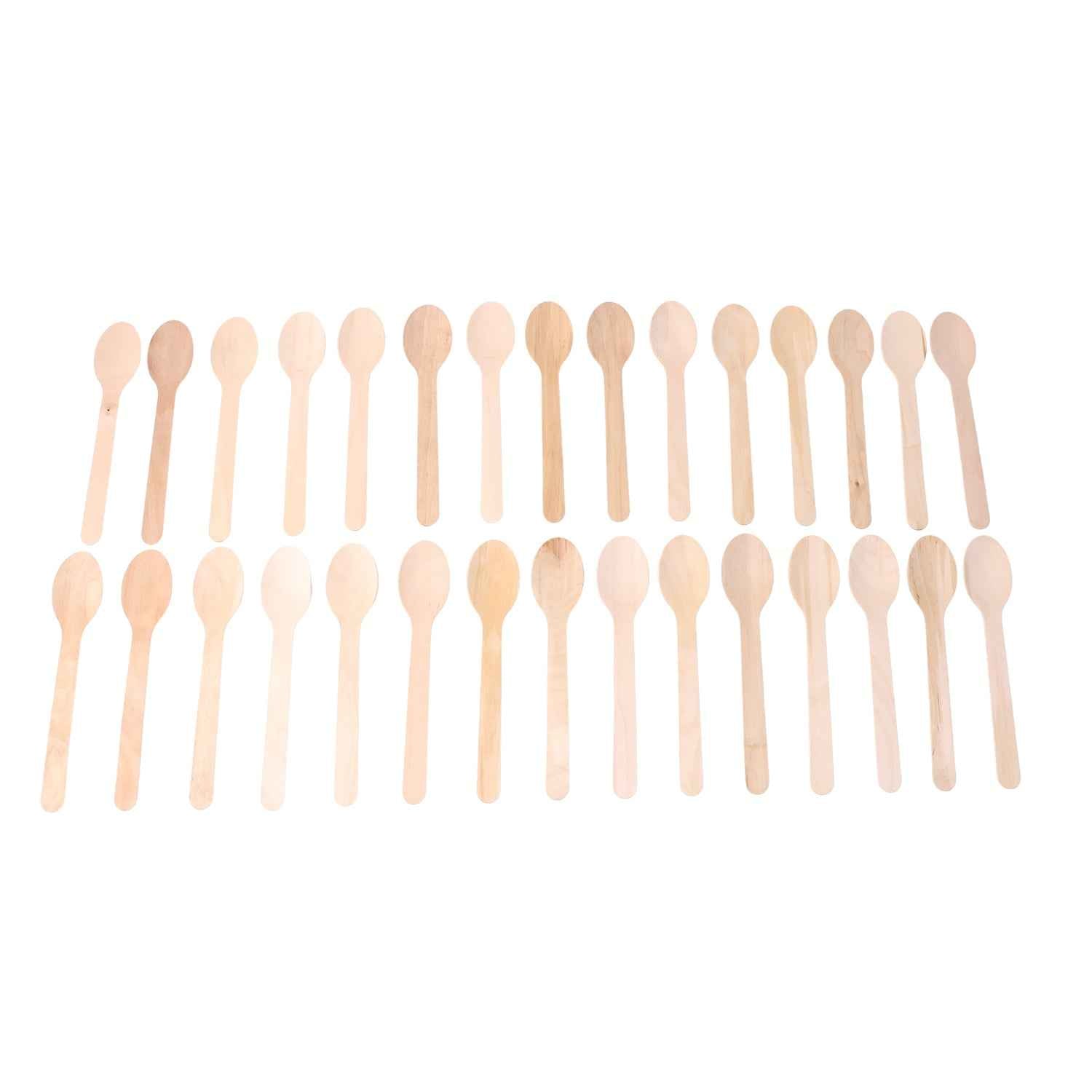 160mm Wooden Spoon  30 Pcs Pack