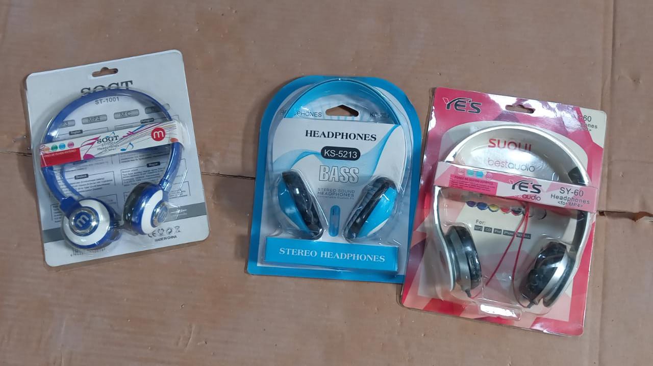 6391 DJ Style High-Performance Stereo Headphones, Stereo Sports Hands-Free Headset with Microphone Travel Sahayak