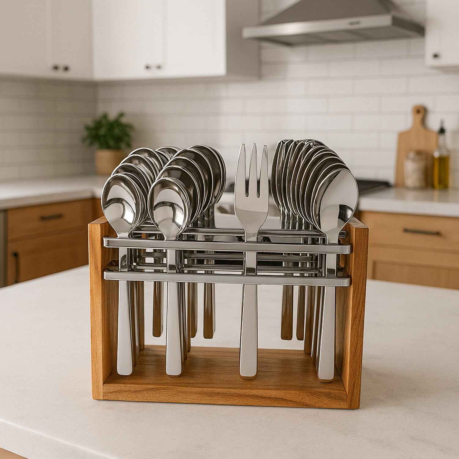 Apex Premium Stainless Steel Cutlery Set (24 Pc)