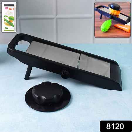 8120 Ganesh Adjustable Plastic Slicer 1-piece Blacksilver