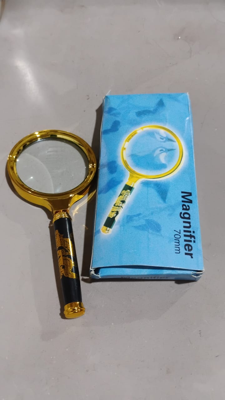 Magnifier Handheld Magnifier for Science (70 MM / 1 Pc) travel sahayak