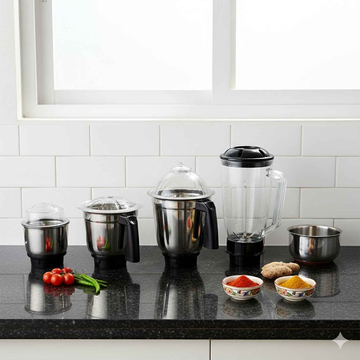 Orbit Heavy Duty 1 Hp (746) Watts Mixer Grinder With 4 Multipurpose Jars