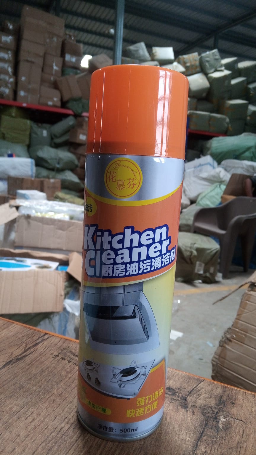 1331 Multipurpose Bubble Foam Cleaner Kitchen Cleaner Spray Oil & Grease Stain Remover Chimney Cleaner Spray Bubble Cleaner All Purpose Foam Degreaser Spray (500 Ml) Travel Sahayak