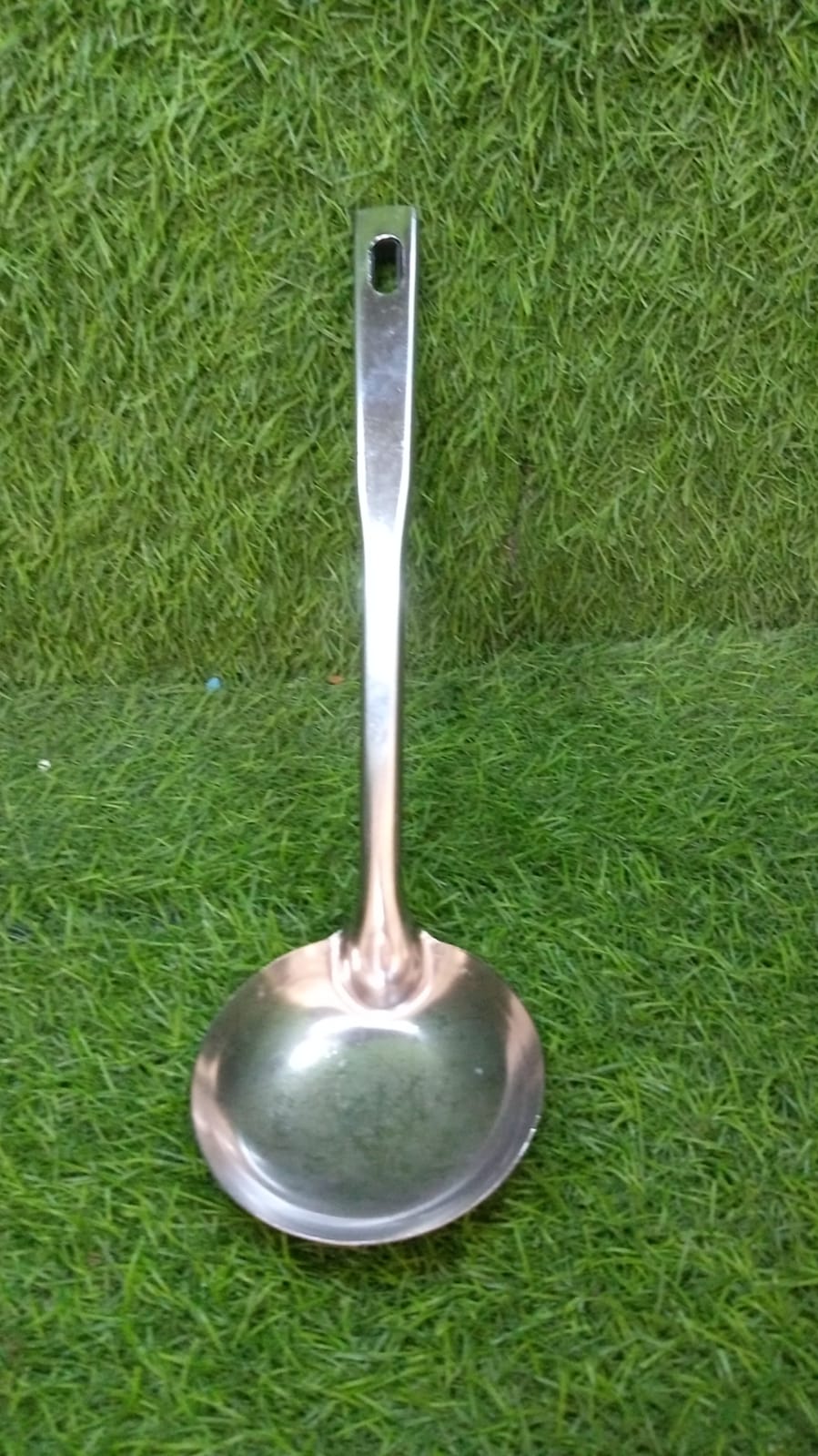 7002 Stainless Steel Kitchen Cooking Ladles, Serving Spoons Set of (1). Travel Sahayak