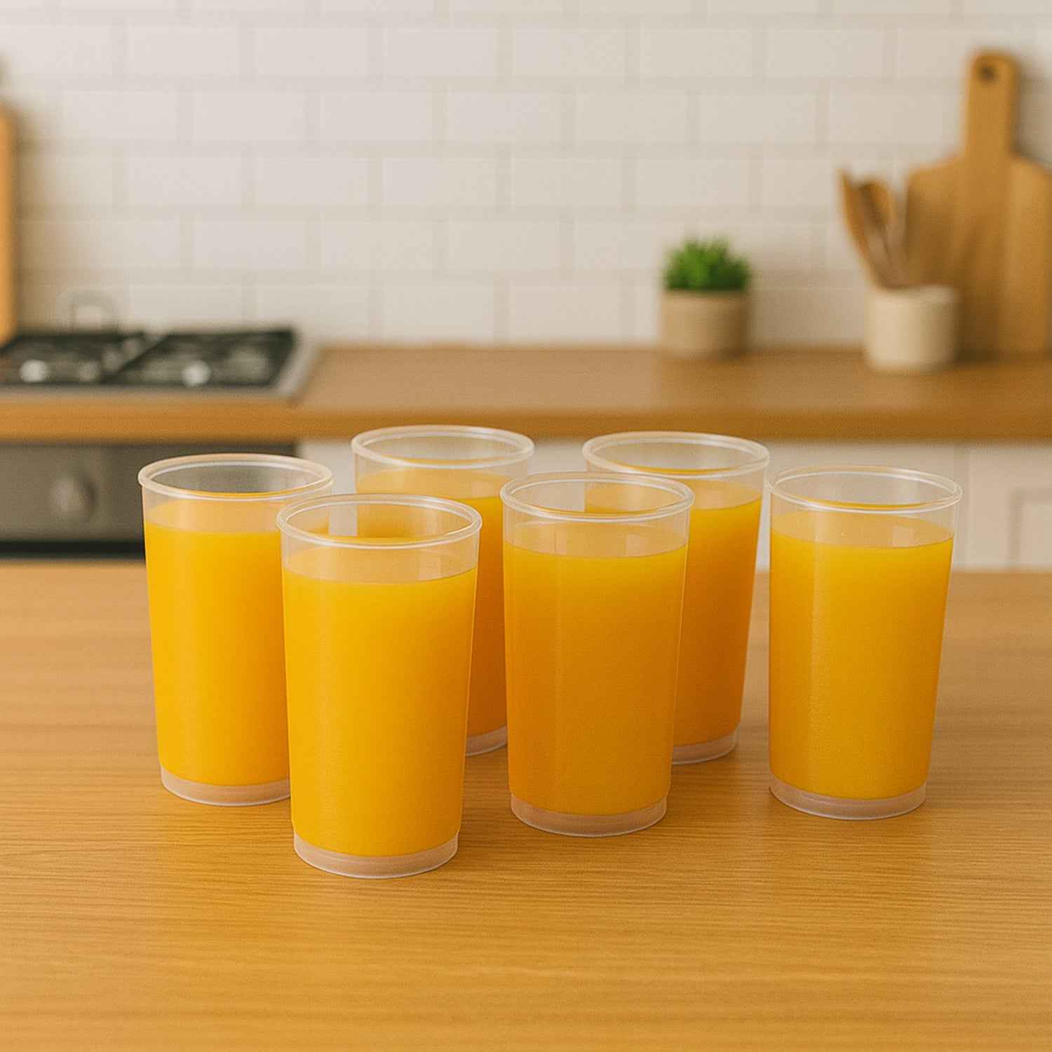 Supermom Martini Clear Glass Set (6 Pc)