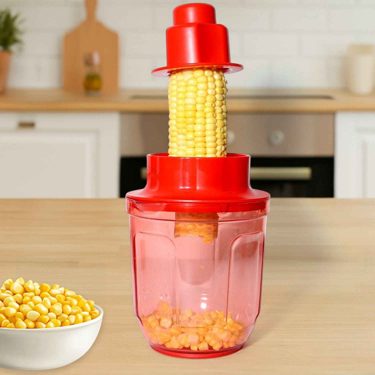 Supermom Corn Cutter With Steel Blades (1 Pc)