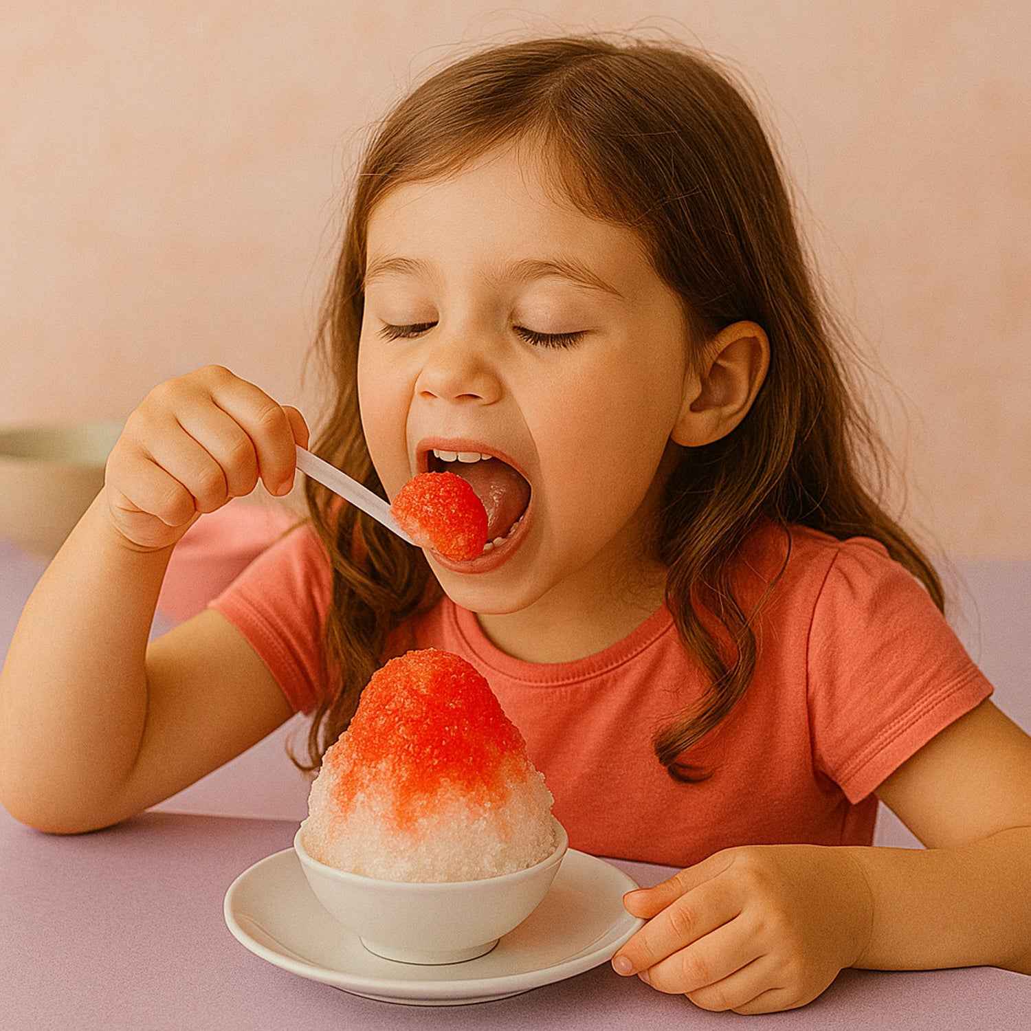 Manual Ice Crusher  Snow Cone Maker With Hand Crank