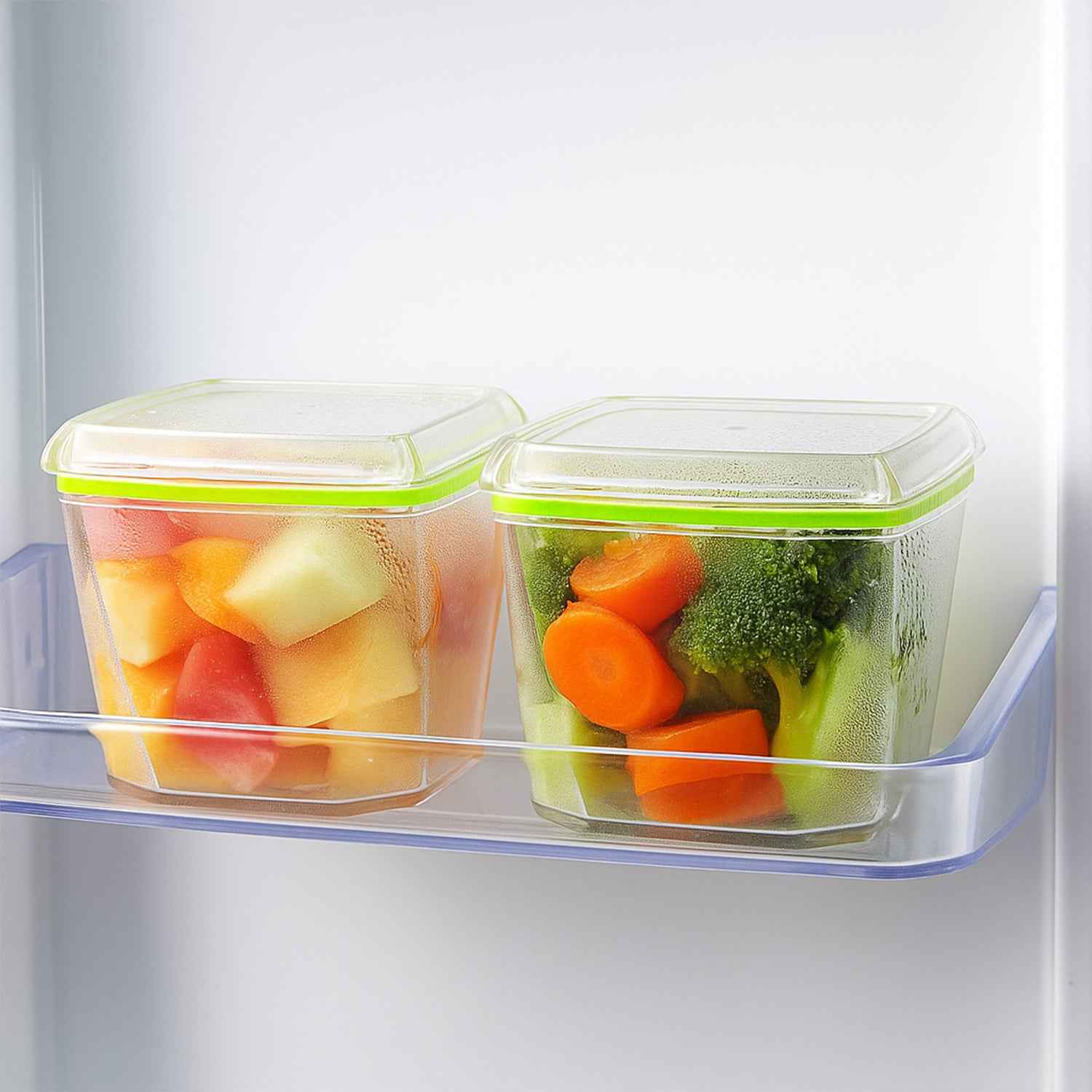 Food Storage Container Set With Leak-proof Lid (500 Ml  2 Pc)