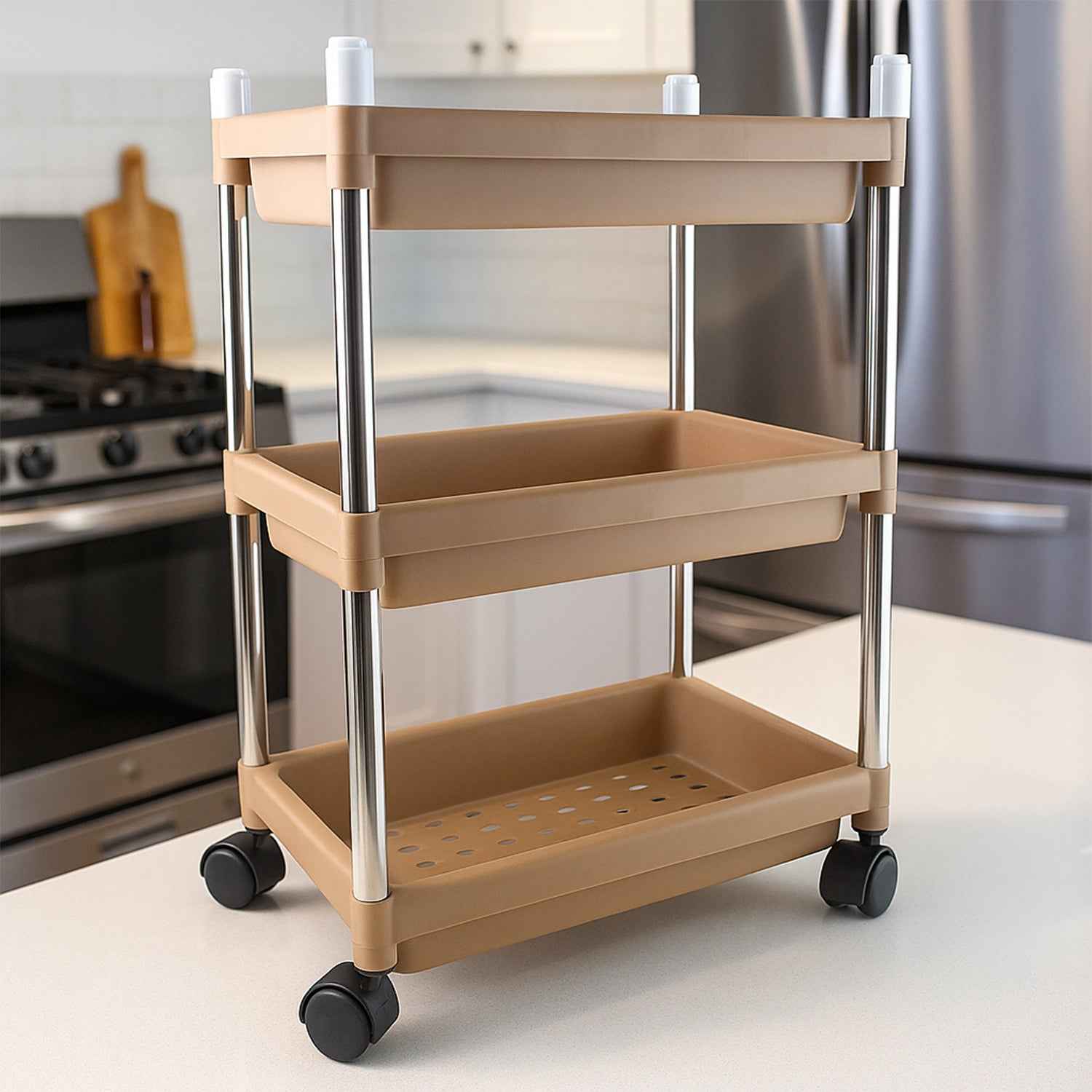 3-layer Multipurpose Storage Trolley