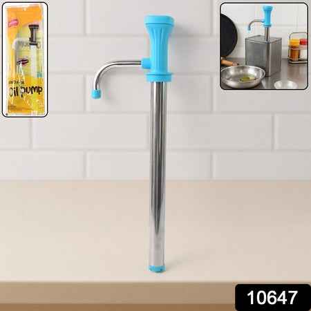 Supermom Manual Stainless Steel Oil Pump Dispenser (1 Pc)