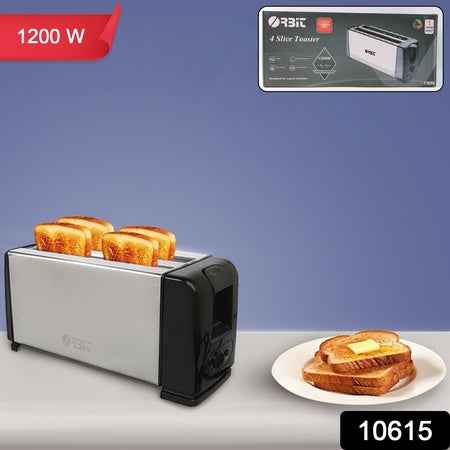 Orbit Adjustable Pop-up Toaster - 1200w