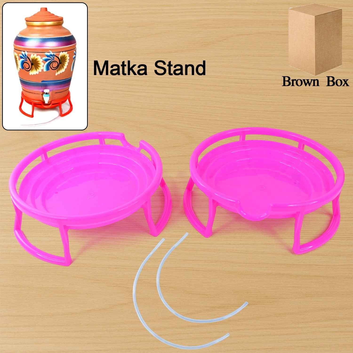 Plastic Water Pot Stand Set (2 Pc)
