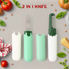 10052 Multifunctional Peeler Two In One Fruit Knife Fruit And Vegetable Cutting Knife+sawtooth Peeler Apple Carrot Potato Fruit Slice Antiskid