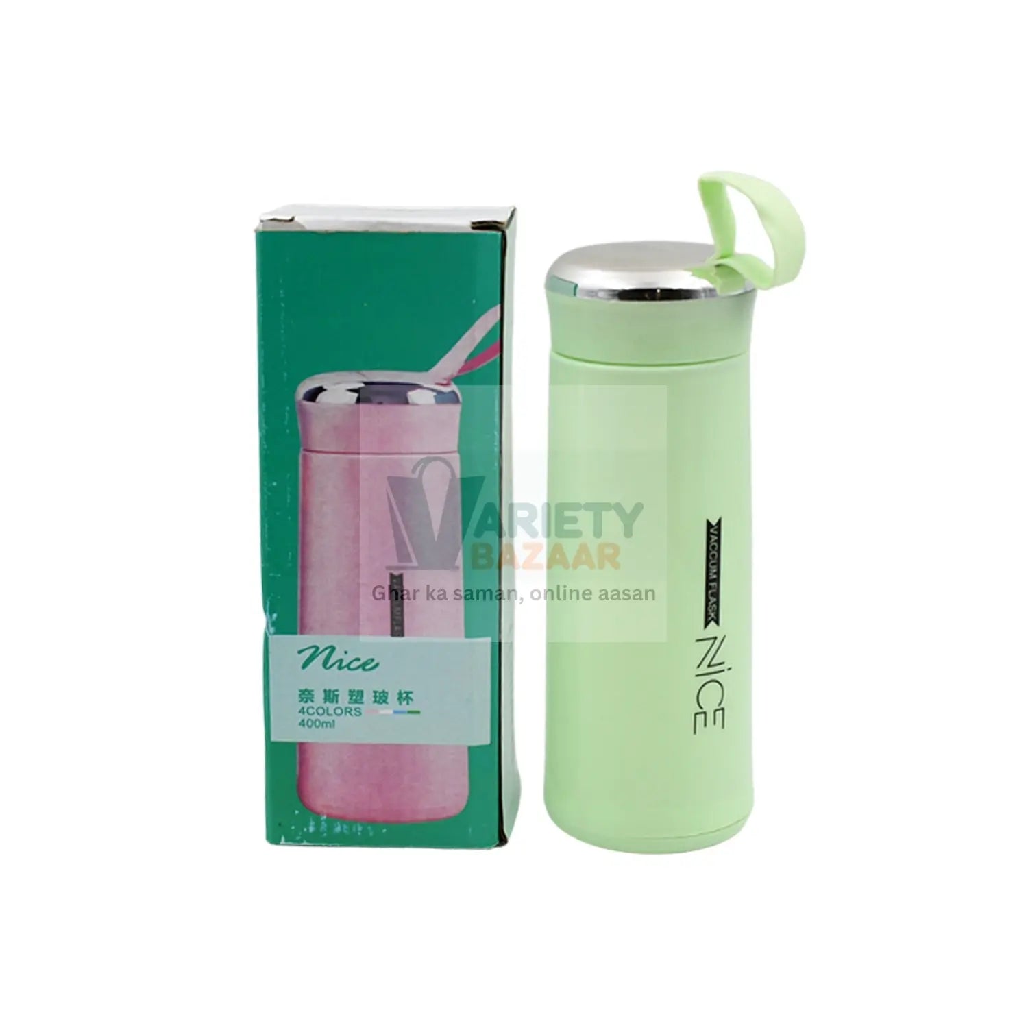 Glass water bottle for gym and kids
