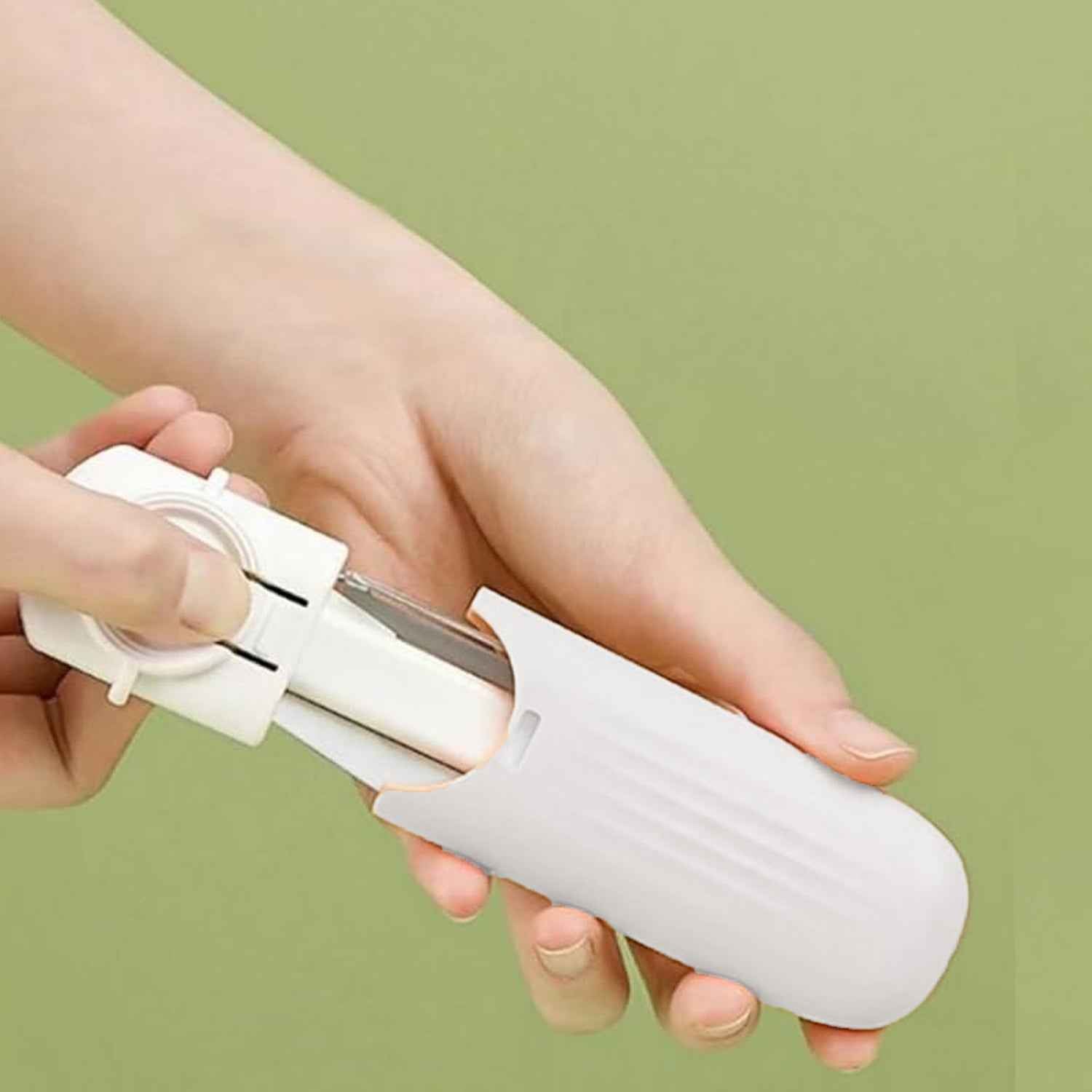 Dual-use Knife And Peeler 2-in-1 Stainless Steel Blades Wiith Case (1 Pc)