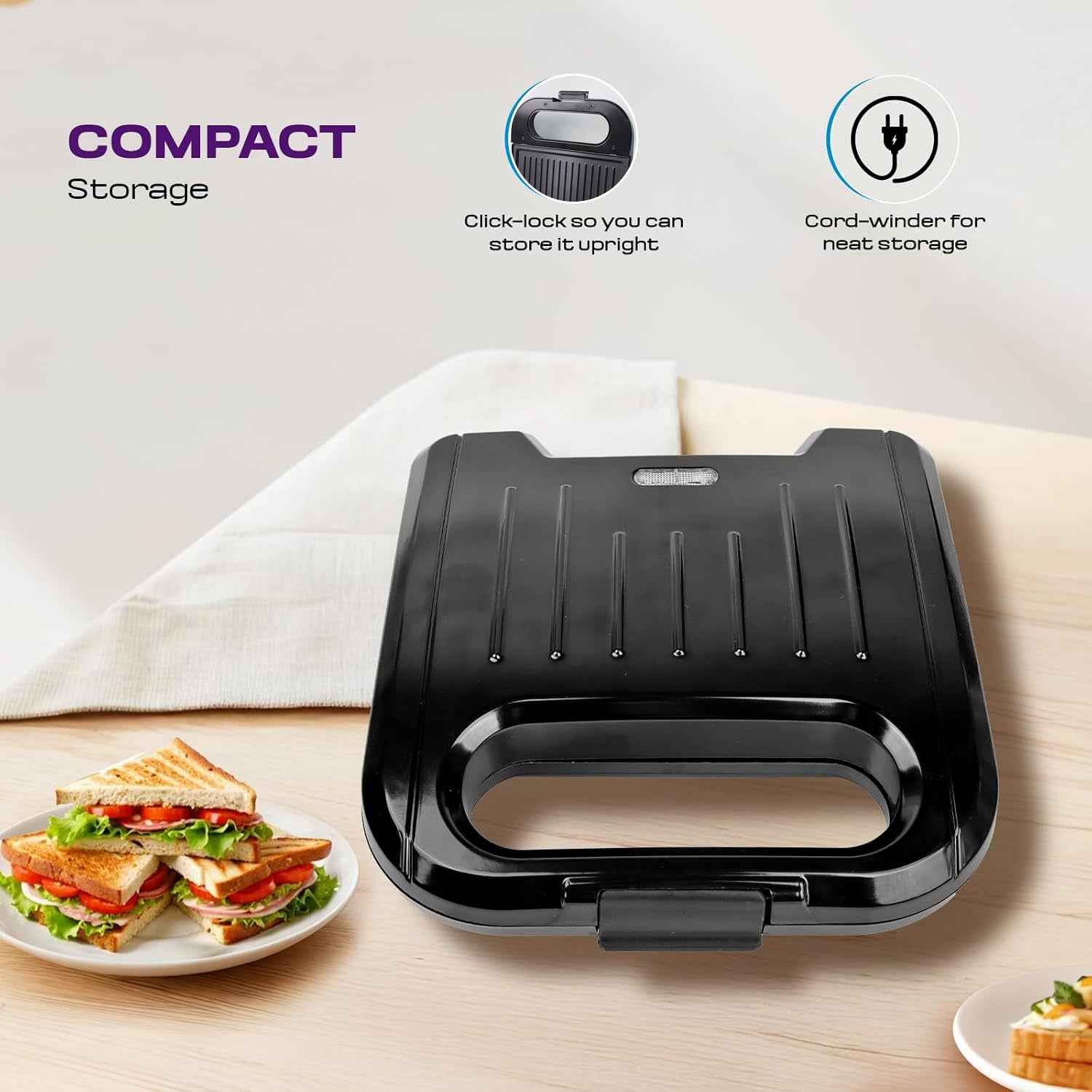 Orbit Sandwich Toaster Maker (800w  1 Pc)