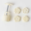 Mooncake Press Mold With 4 Stamps Set