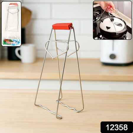 Heavy-duty Stainless Steel Kitchen Dish Plate Bowl Vessel Gripper Tong (1 Pc)