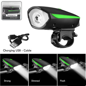 Rechargeable Bicycle LED Bright Light (1 Pc) travel sahayak