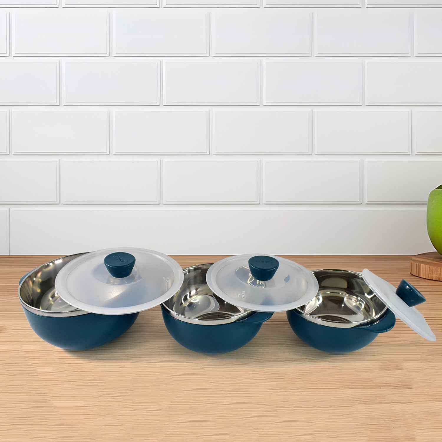 Apex Microwave-safe Serving Bowl 3 Pcs Set (700ml 1000ml 1400ml)