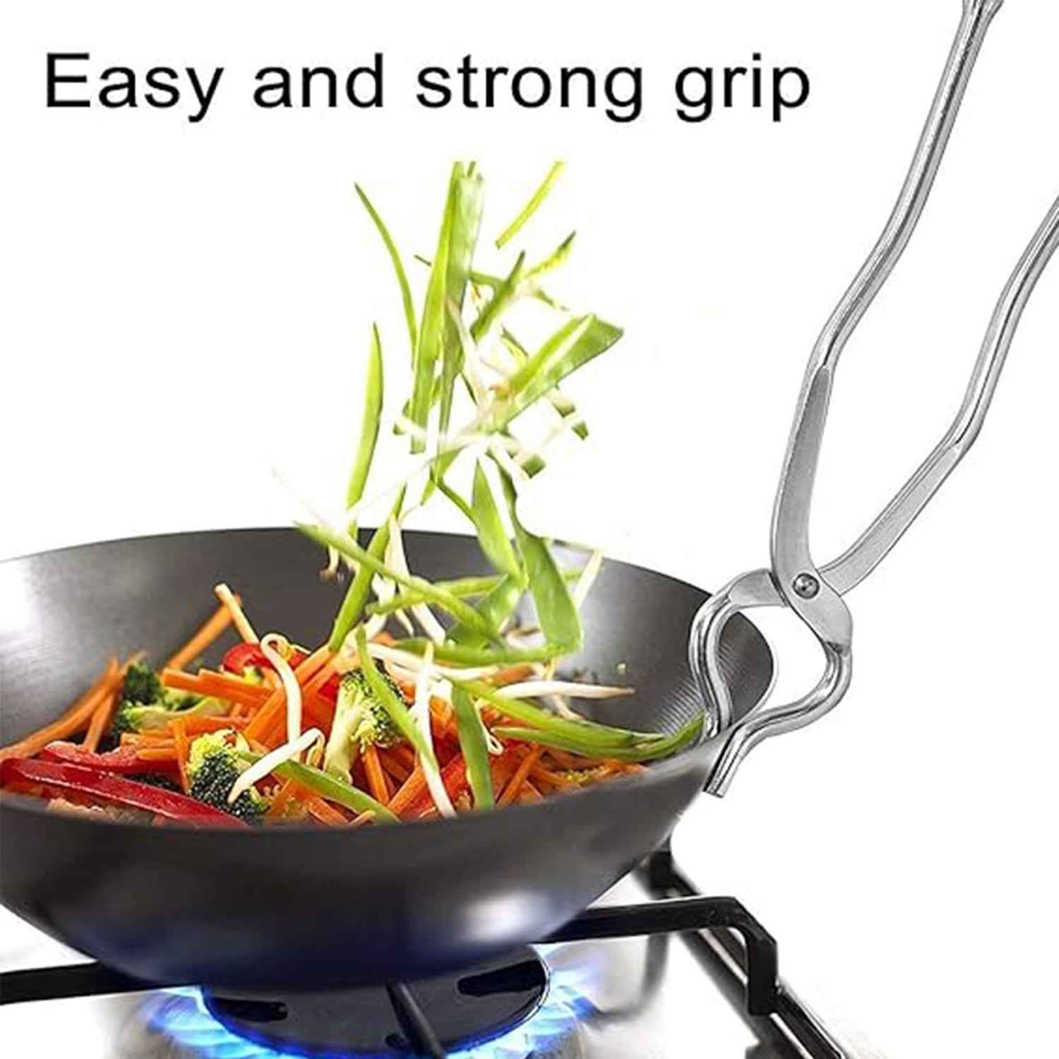 Apex Full Round Sansi  Heavy-duty Stainless Steel Pakkad  Strong Grip (1 Pc)