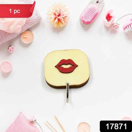 17871 Wooden Cartoon Hook Wall Hanging Hooks Wall Storage Hook Wall Mounted Hat Hooks Wall Coat Hooks Hanger Backpack Hook Clothes Hook Office Towel Hook Clothing Iron (1 Pc)